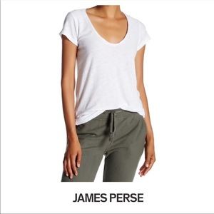 NWOT JAMES PERSE Deep Scoop Neck T-Shirt